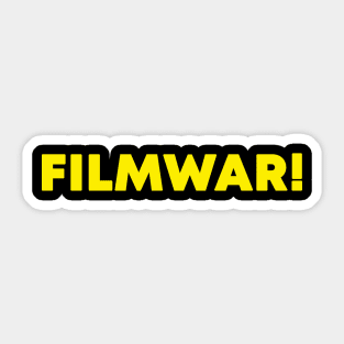 Filmwar Main Text Logo Sticker